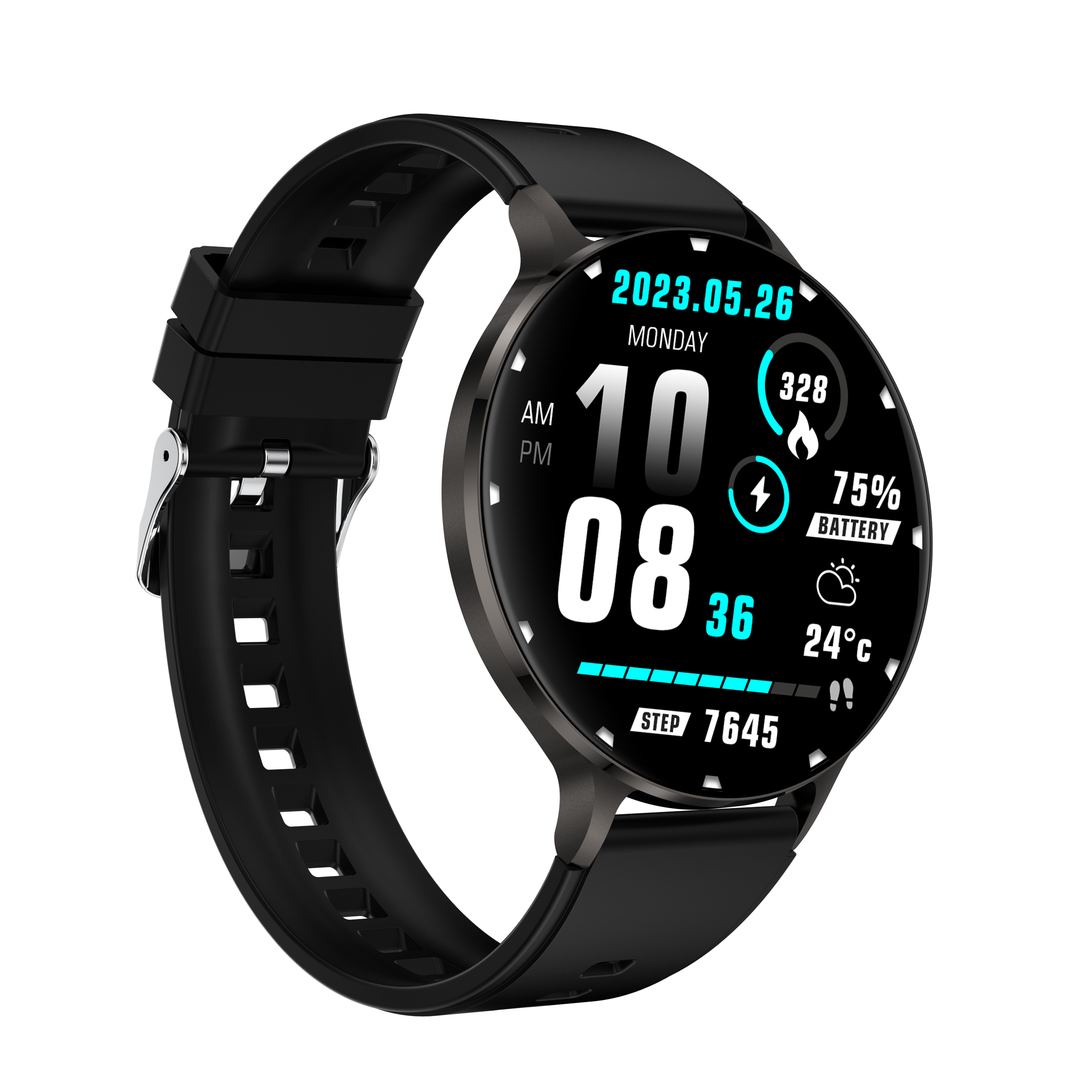 Philippe Palmer Smart Watch LP78 AMOLED Ultra Thin Black - 5