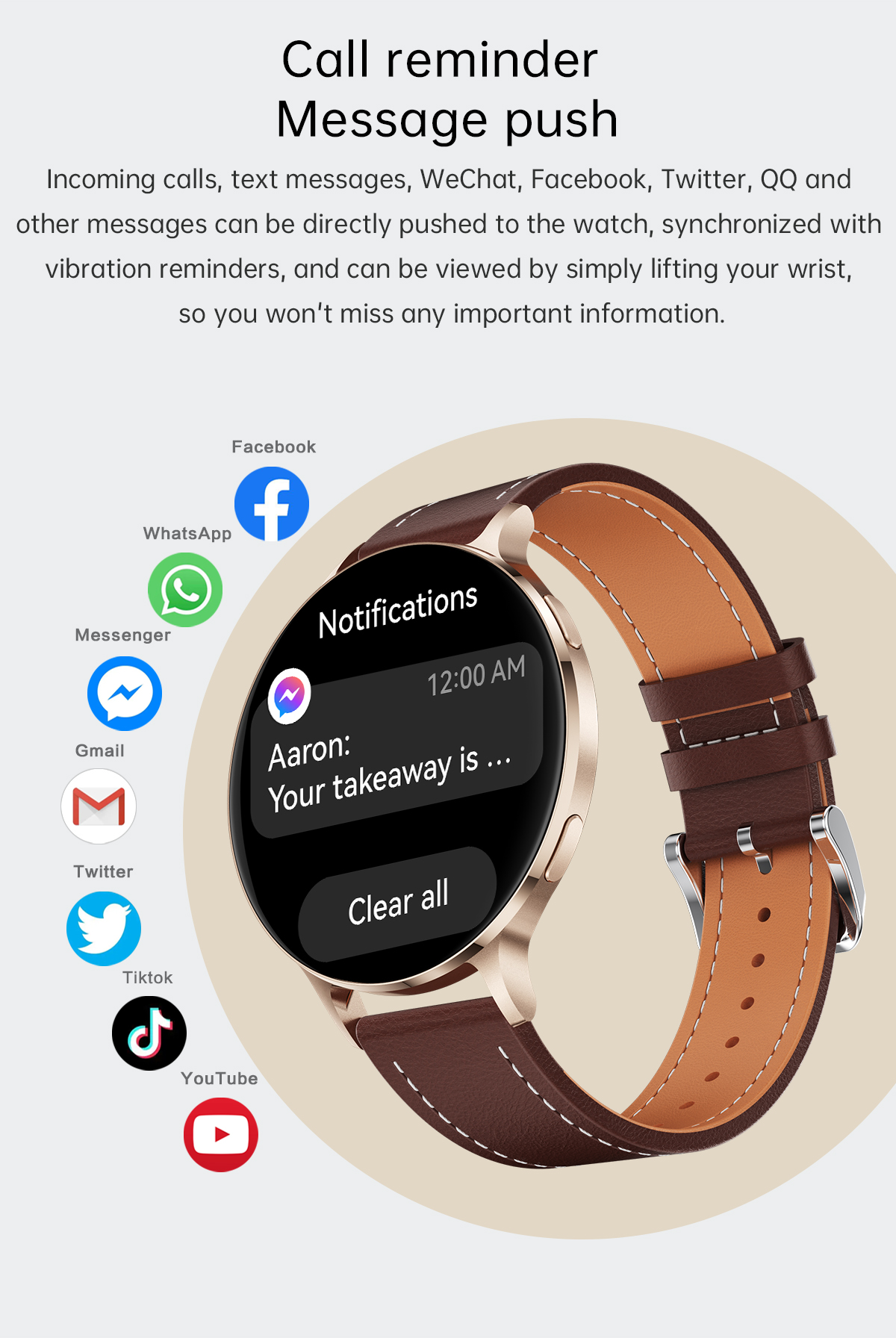 Philippe Palmer Smart Watch LP78 AMOLED Ultra Thin Black - 37