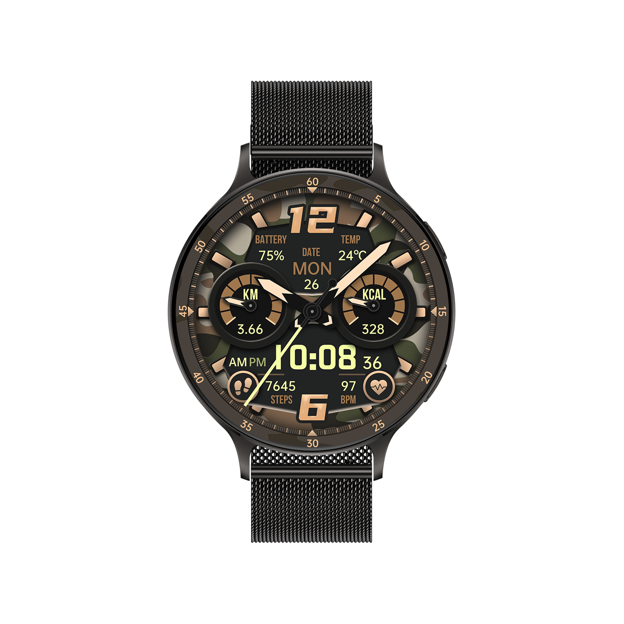 Philippe Palmer Smart Watch LP78 AMOLED Ultra Thin Black - 13