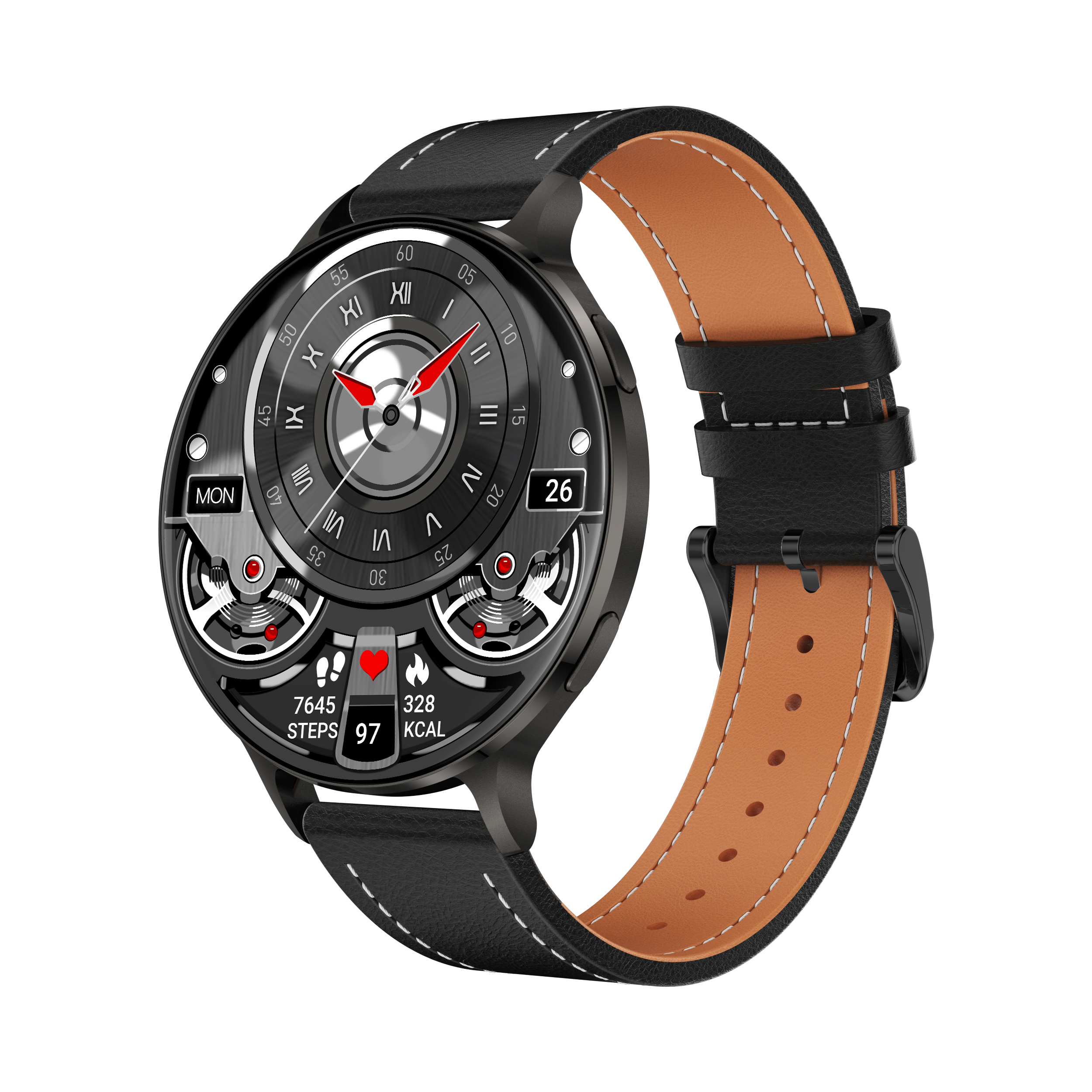 Philippe Palmer Smart Watch LP78 AMOLED Ultra Thin Black - 24