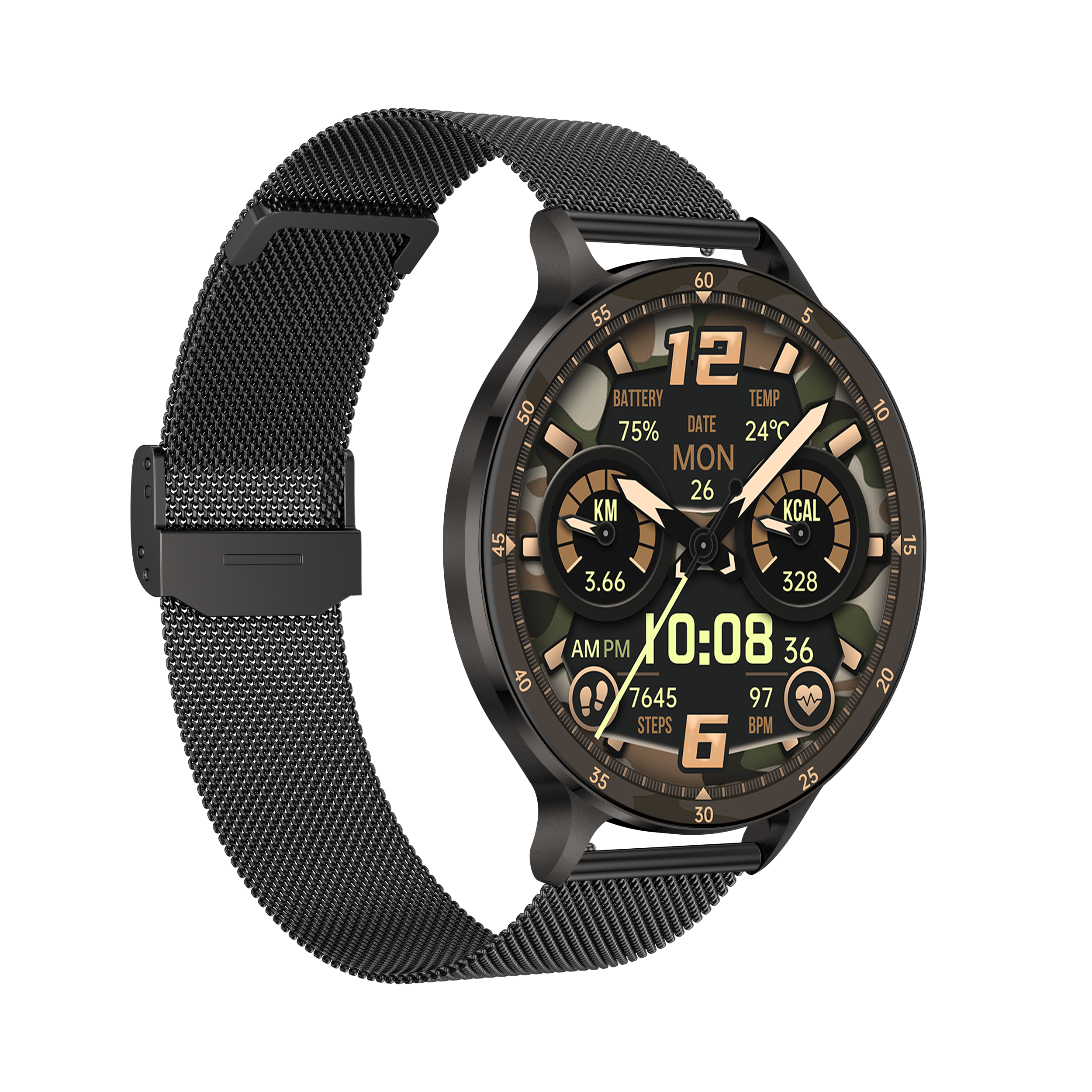 Philippe Palmer Smart Watch LP78 AMOLED Ultra Thin Black - 6