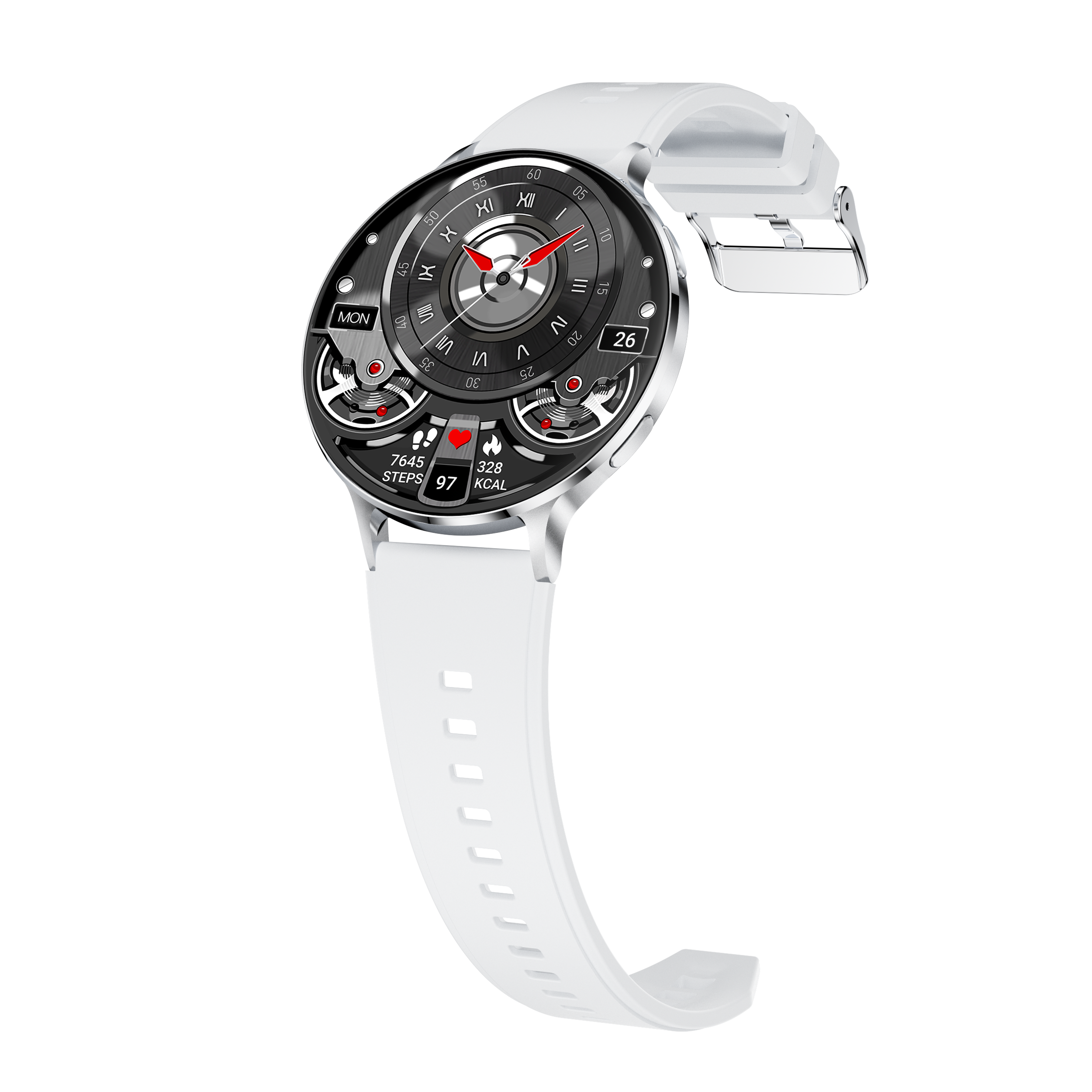 Philippe Palmer Smart Watch LP78 AMOLED Ultra Thin Silver - 18