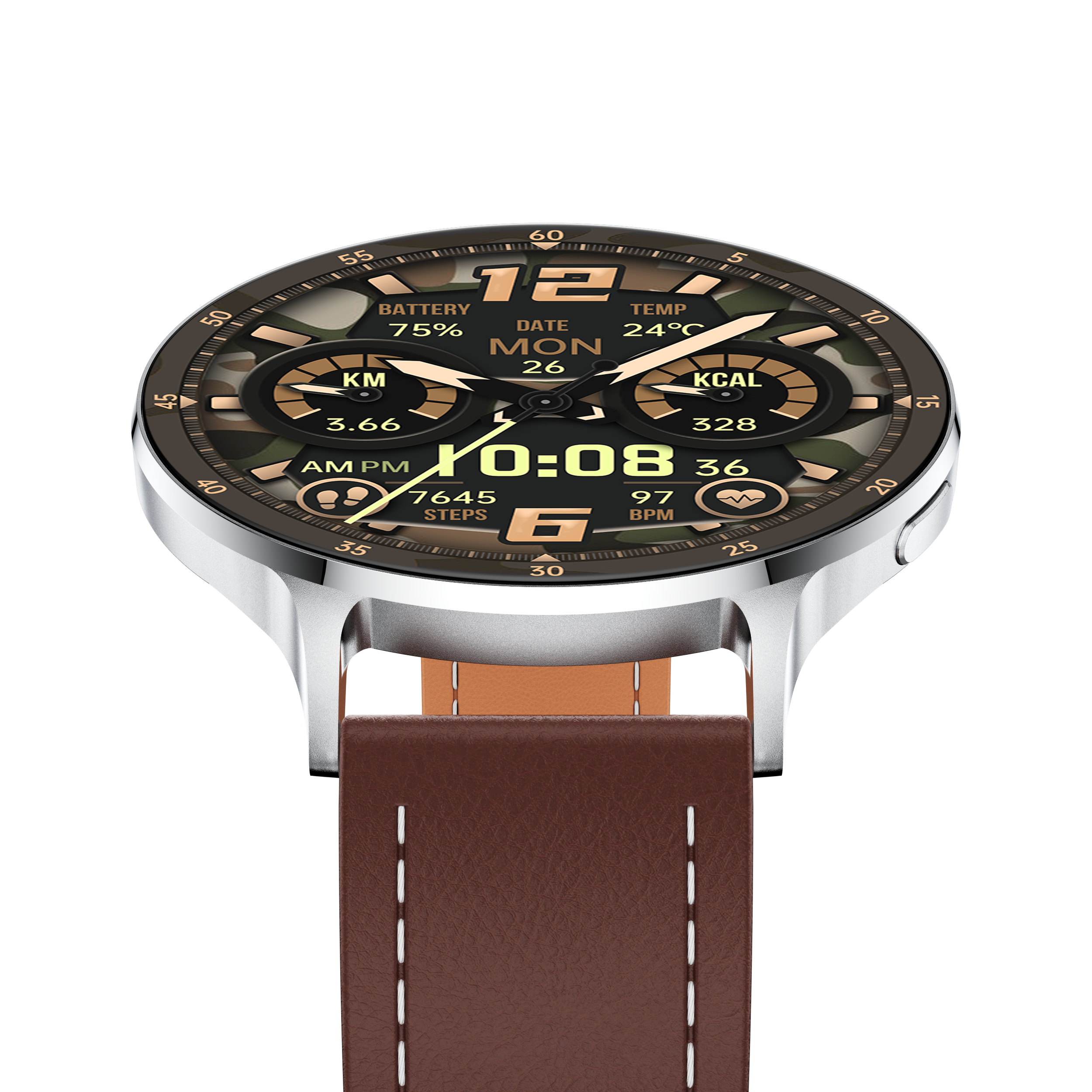 Philippe Palmer Smart Watch LP78 AMOLED Ultra Thin Silver - 25