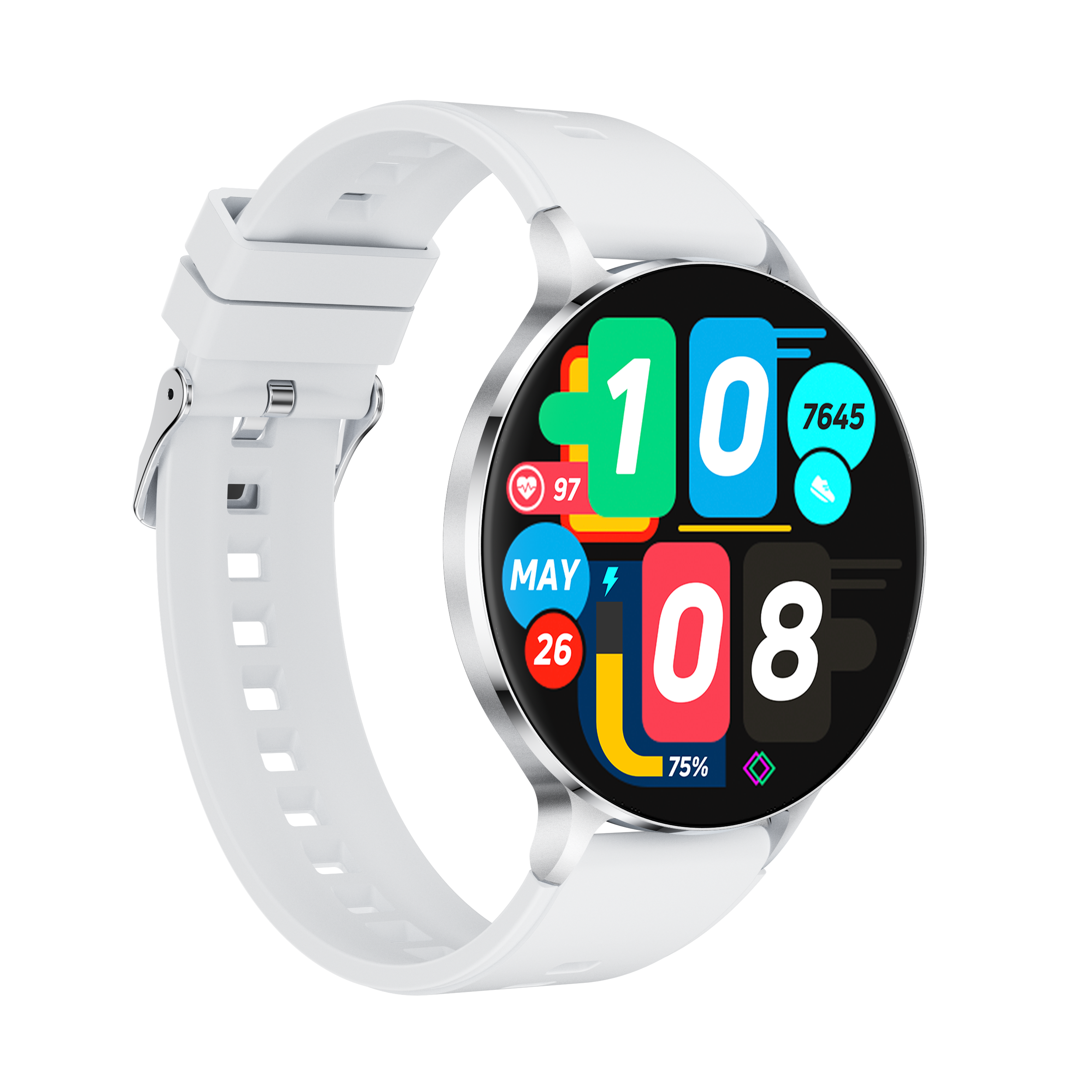Philippe Palmer Smart Watch LP78 AMOLED Ultra Thin Silver - 12