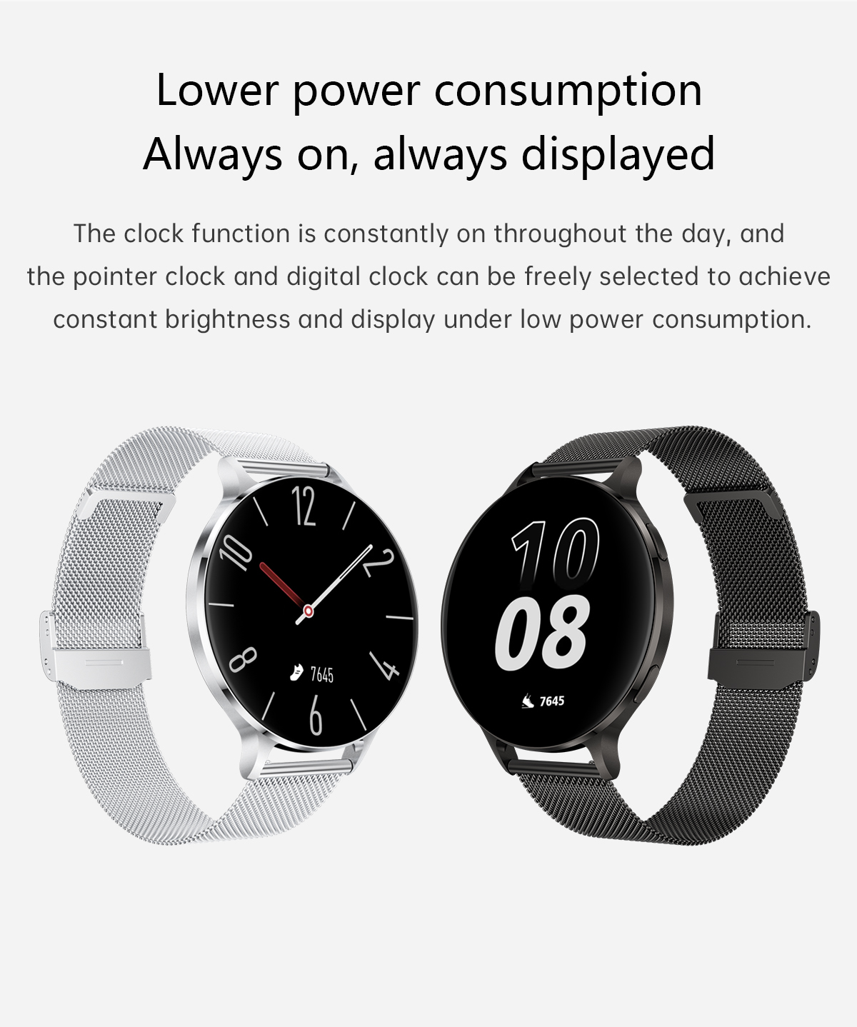 Philippe Palmer Smart Watch LP78 AMOLED Ultra Thin Silver - 41