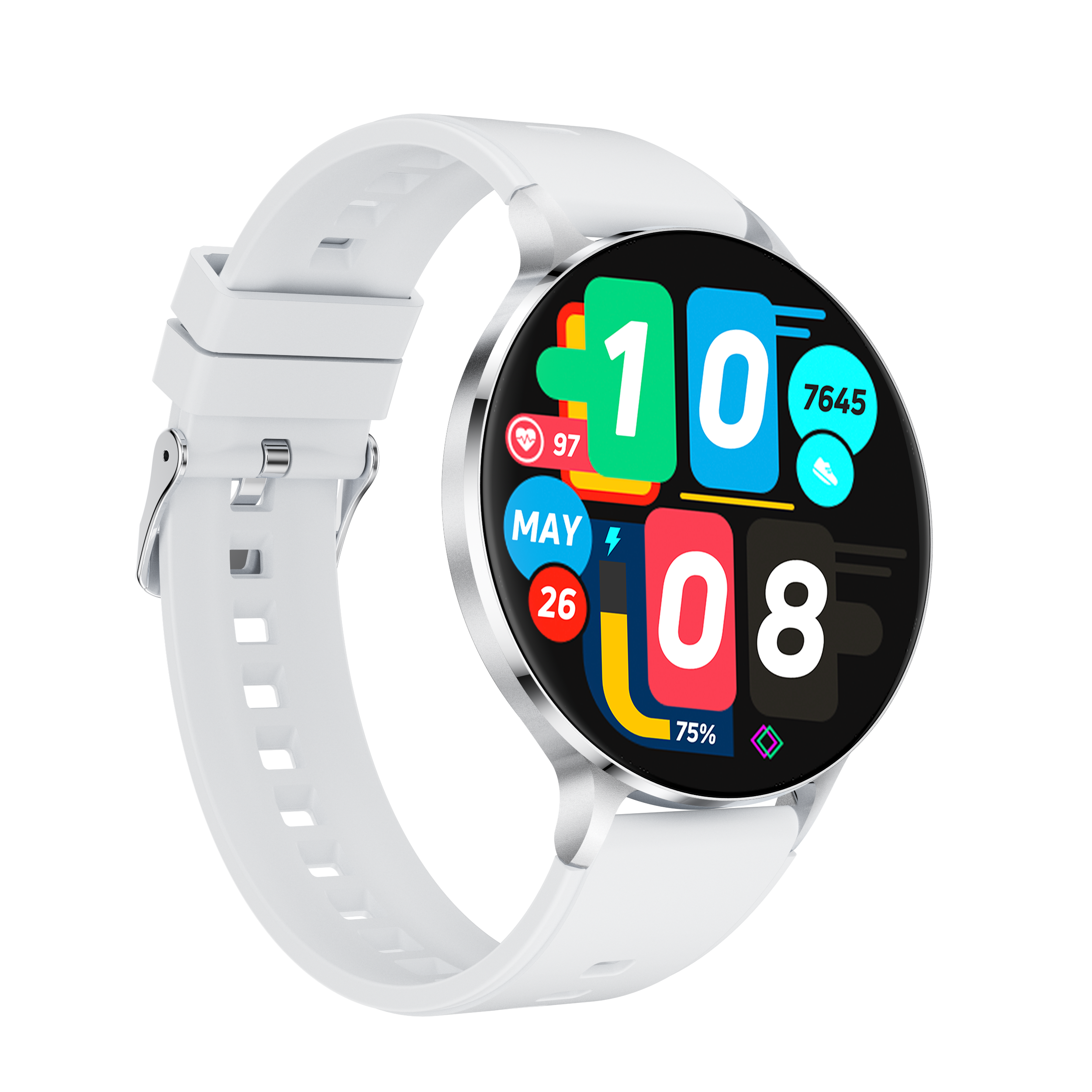 Philippe Palmer Smart Watch LP78 AMOLED Ultra Thin Silver - 9