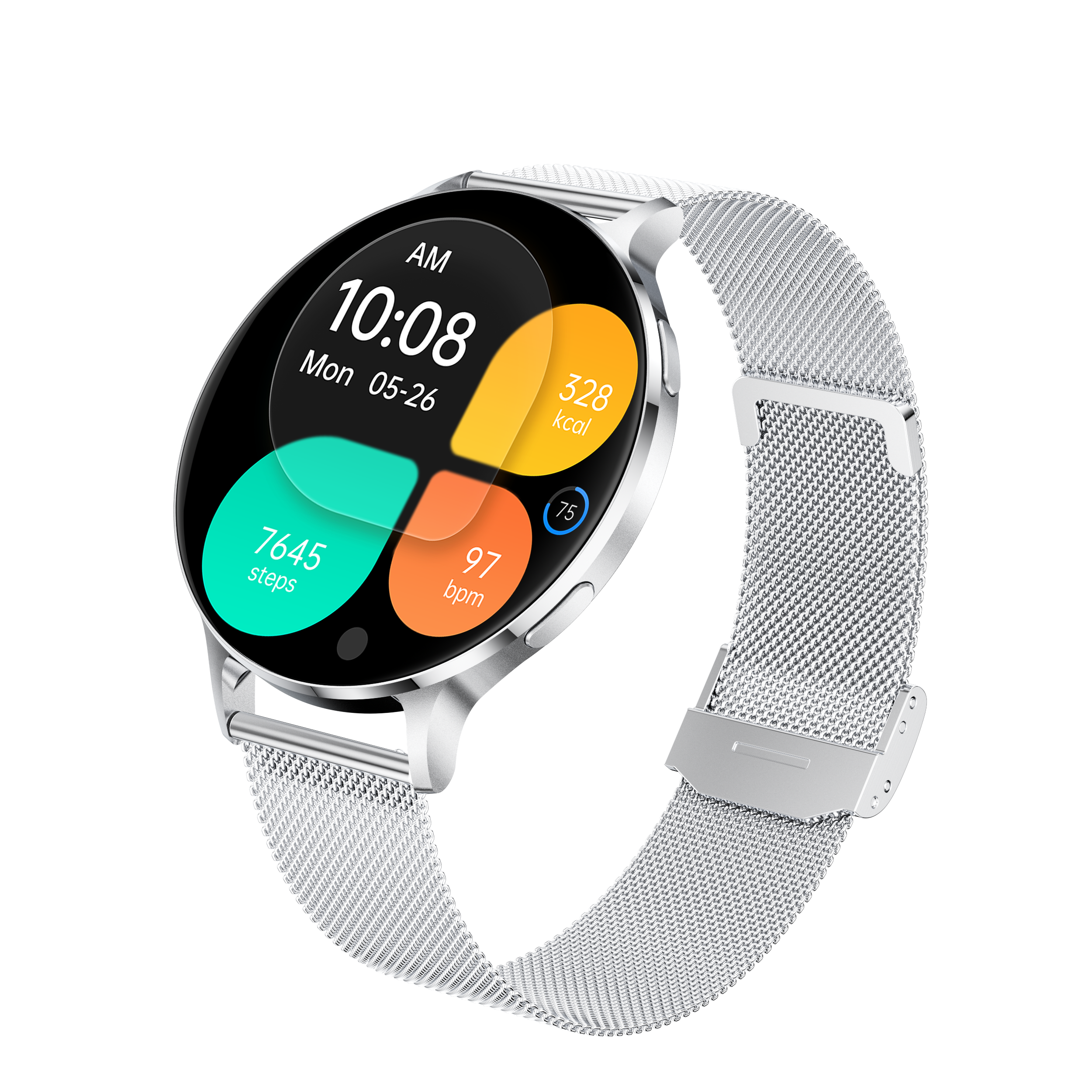 Philippe Palmer Smart Watch LP78 AMOLED Ultra Thin Silver