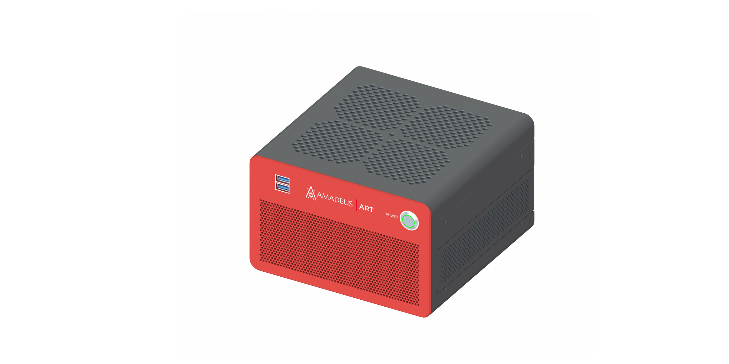 Signal processor for Amadeus ART::Freedom applications; Box-shaped CPU-based processor, Dante 128/128 I/O, 48 kHz;