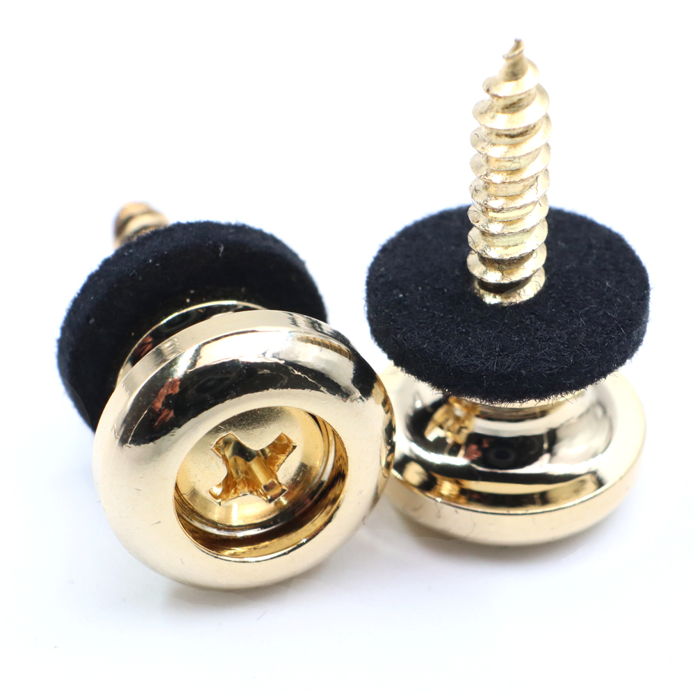 Strap Button Set "Mushroom" (Gold) - 3