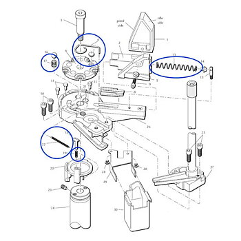Eemann Tech Springs Kit for Dillon XL650 2