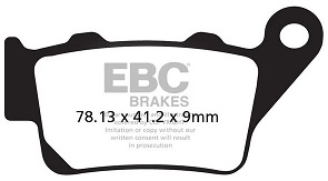 FA213HH  EBC Sintrade Bromspads Honda-Aprilia-BMW-Ducati-KTM-Yamaha  - 2