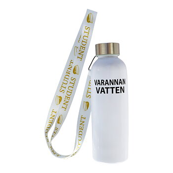 Student-halsband - Flaska med texten "Varannan vatten"