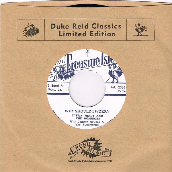 Justin Hinds And The Dominoes - Why Should I Worry - Simmer Down