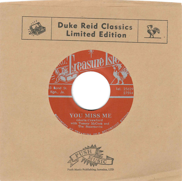 Gloria Crawford / Tommy McCook – You Miss Me / Our Man Flint