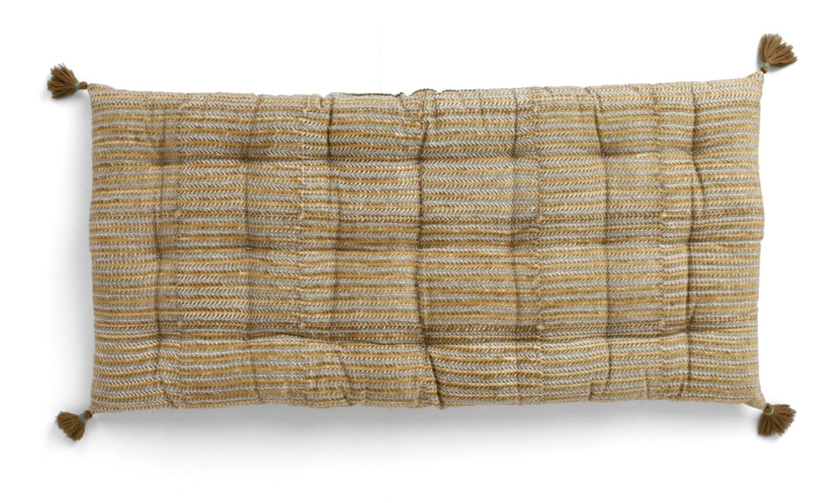 Chamois Leaf Ochre seat cushion 50x100cm