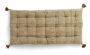 Chamois Leaf Ochre seat cushion 50x100cm