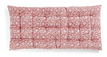 Chamois Seat Cushion Margerita Summer Red 50x100cm