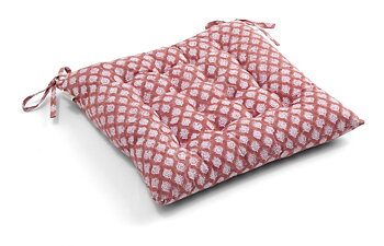 Seat Cushion - Medallion - Summer Red - 40x40cm