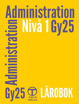 Administration Gy25 nivå 1 - Lärobok