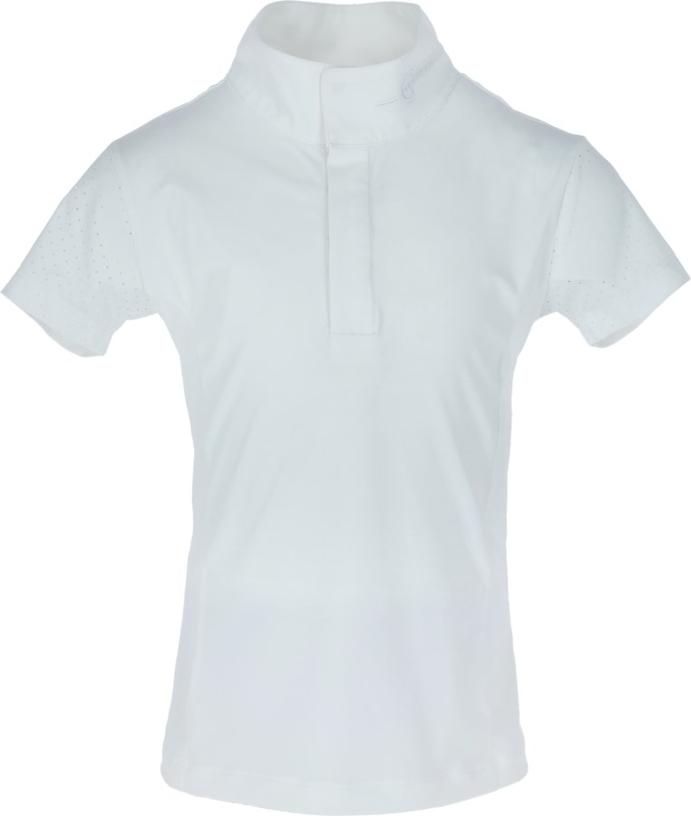Covalliero Competition Top Children – White - Moisture-wicking