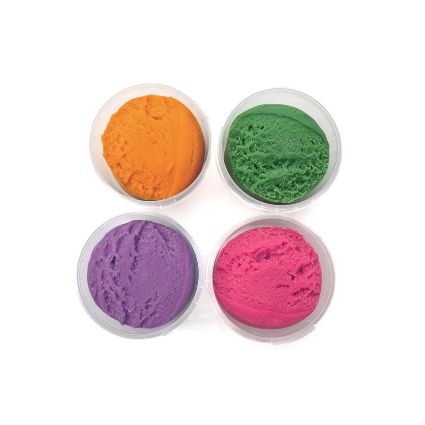 Ekologisk leklera  - Organic Vegan Easy Dough Set of 4 “Loki” från NeoGrün - 3