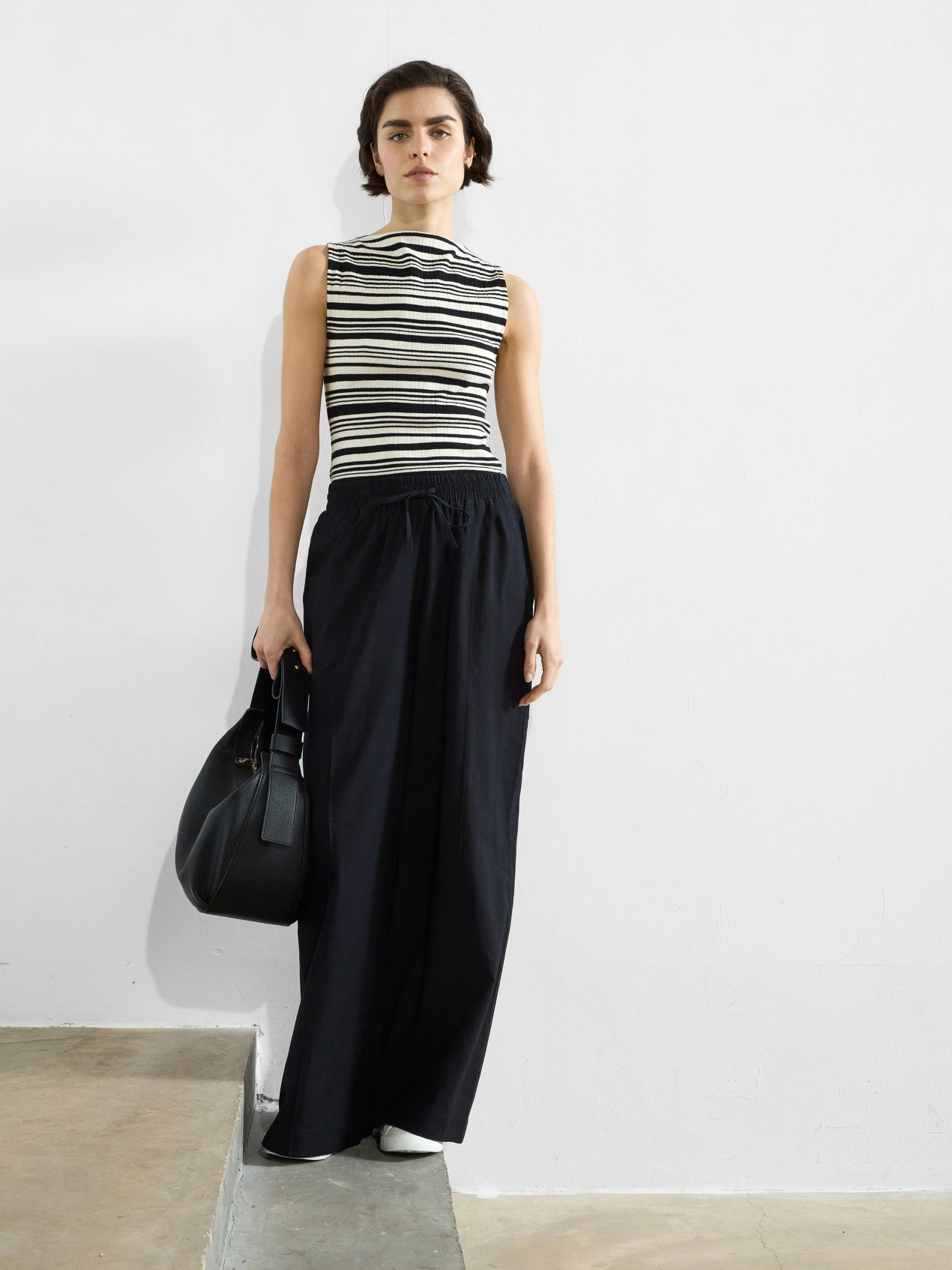 Clare Linen Blend Trousers - French Connection