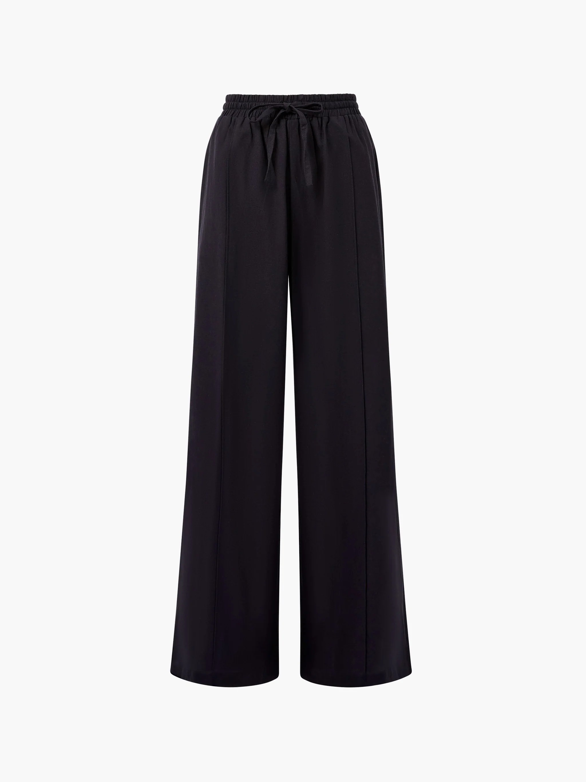 Clare Linen Blend Trousers - French Connection - 4