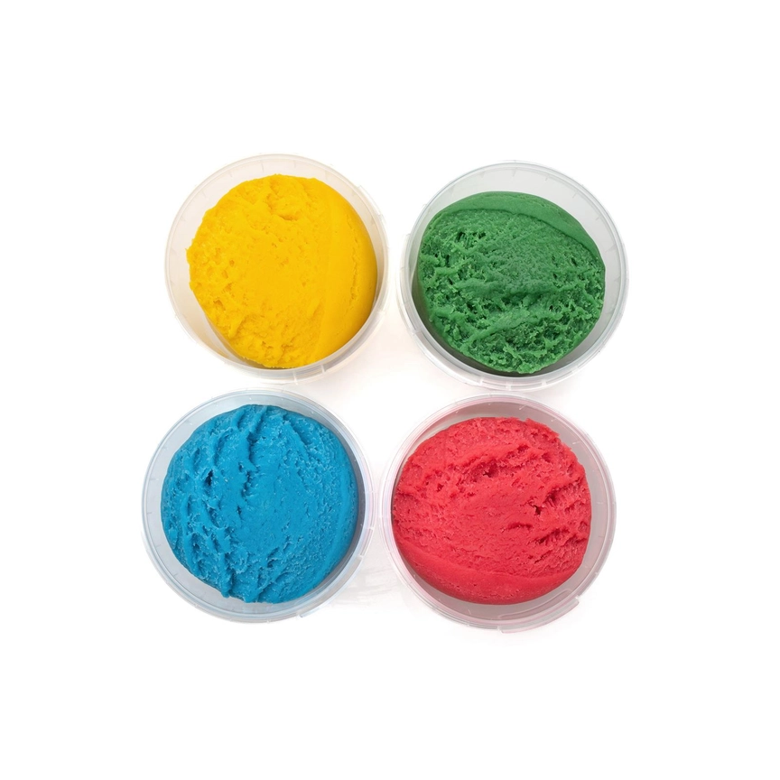 Ekologisk leklera  - Organic Vegan Easy Dough Set med 4 färger - “Yuki” från NeoGrün - 4