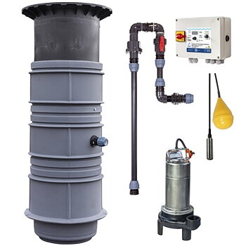 Pumptek Villa PT07 1,2-1,7m 3-fas Pumpstation