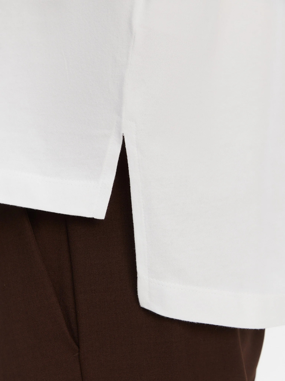 Tally Org Jersey Tee - Linen White - French Connection - 4