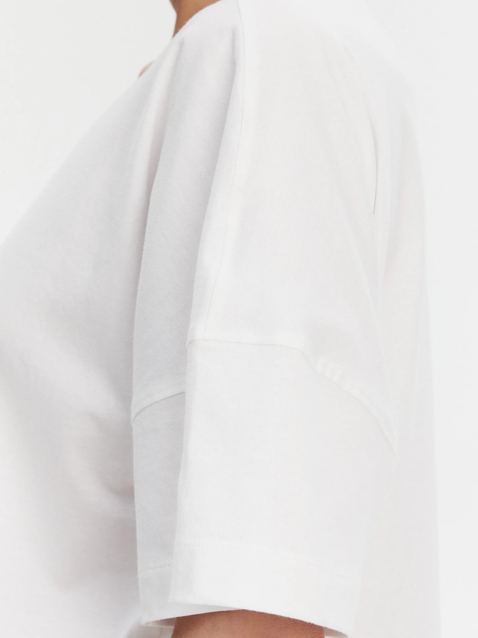 Tally Org Jersey Tee - Linen White - French Connection - 5