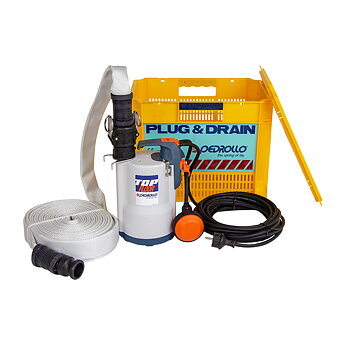 Pedrollo Dräneringspaket Plug & Drain. TOP 2-FLOOR