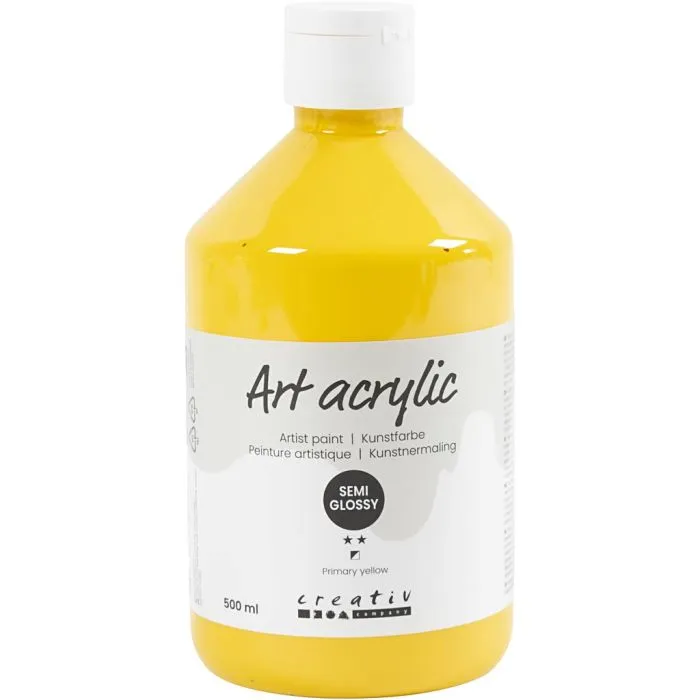 Akrylfärg  500ml/flaska