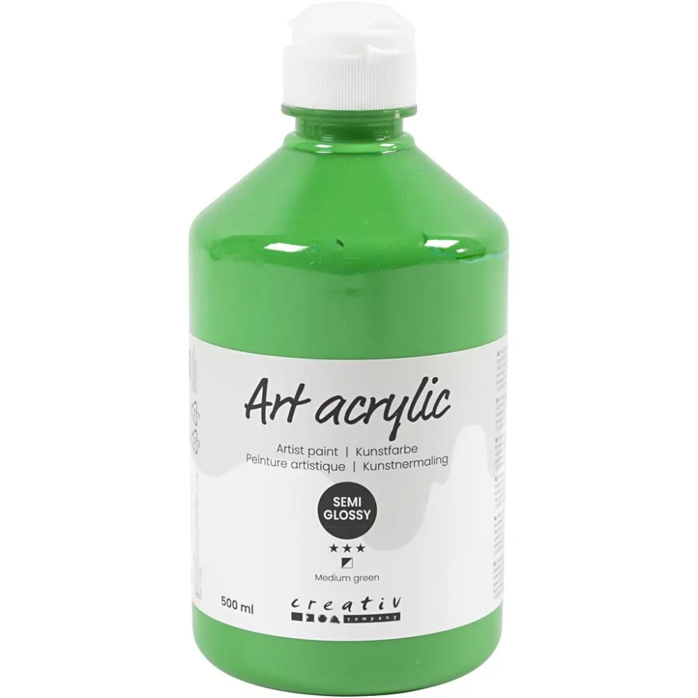 Akrylfärg  500ml/flaska - 7