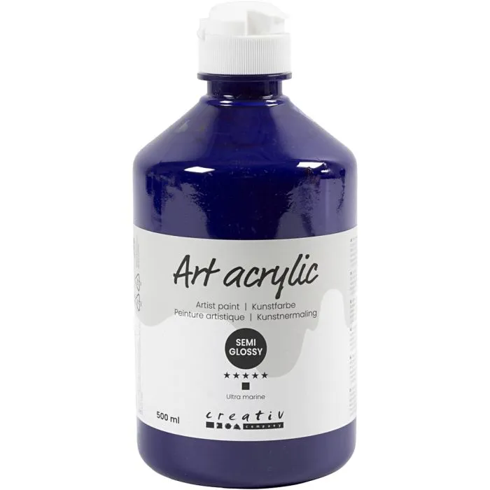 Akrylfärg  500ml/flaska - 13