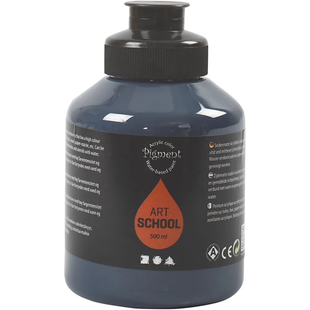 Akrylfärg  500ml/flaska - 15