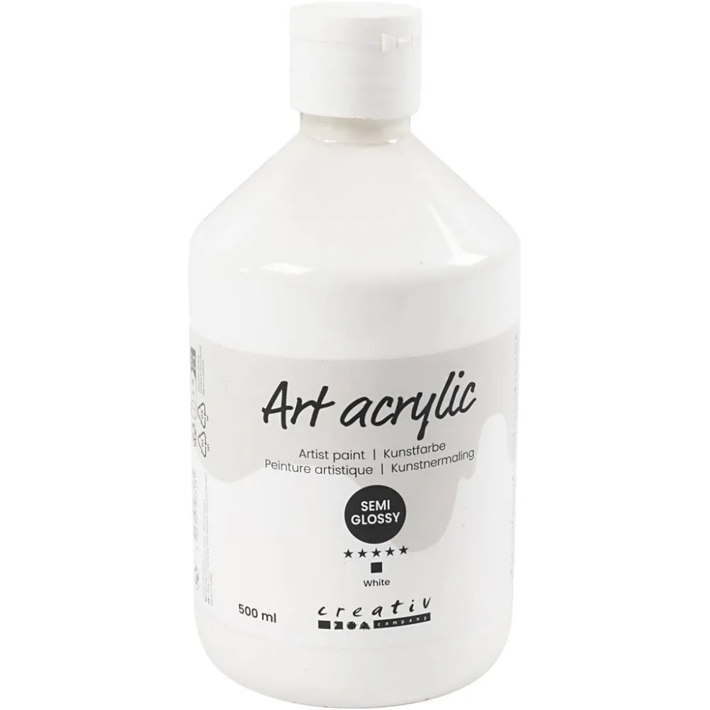 Akrylfärg  500ml/flaska - 22