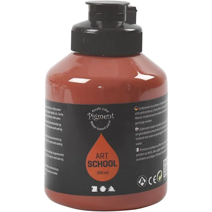 Akrylfärg  500ml/flaska - 16