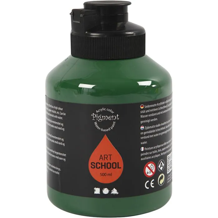 Akrylfärg  500ml/flaska - 8