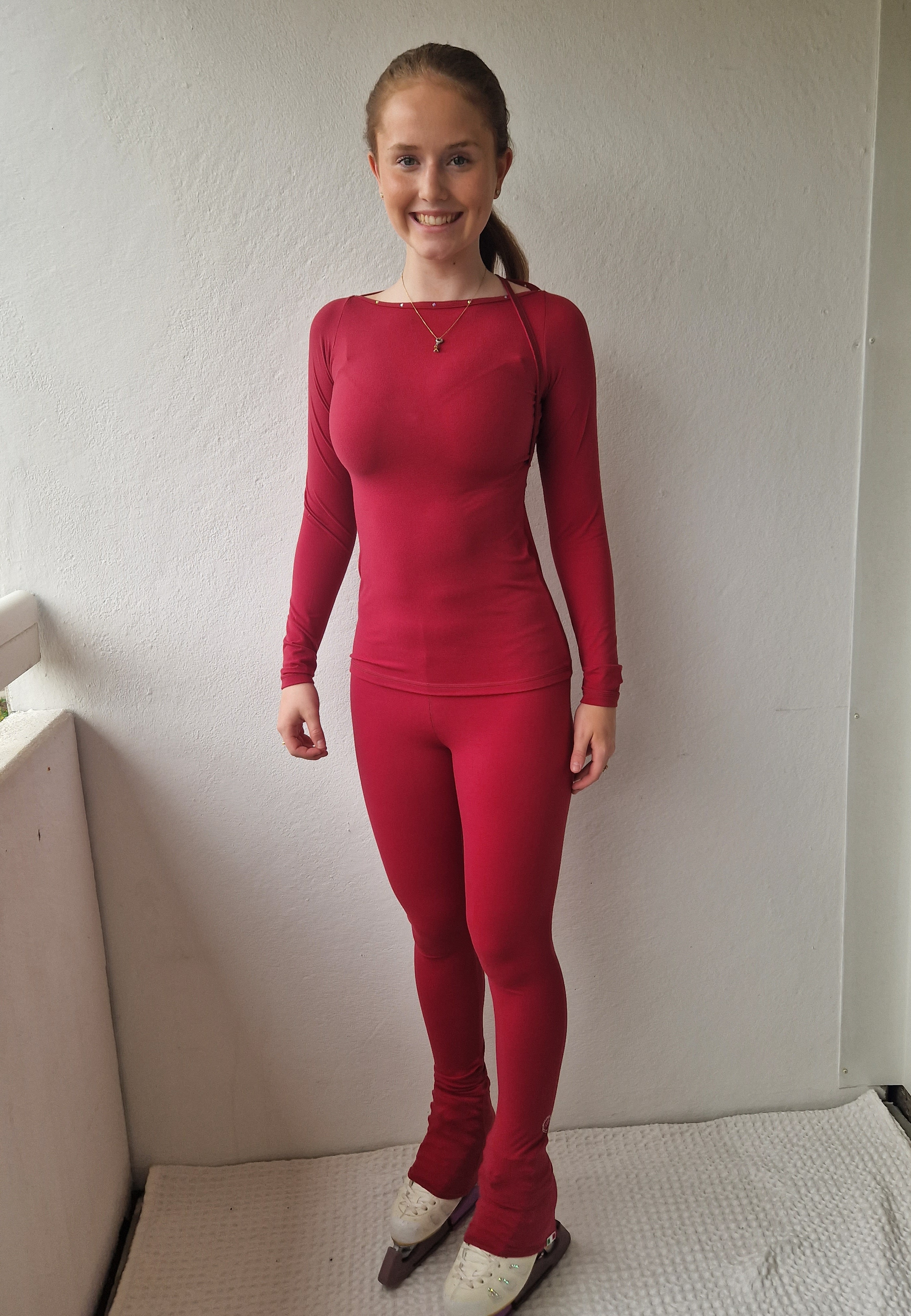 Byxor från Bolero i mörkrött - 3