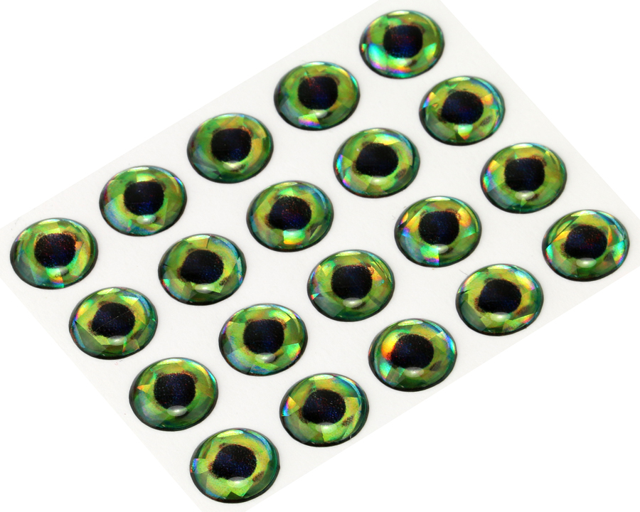 3D Epoxy Fish Eyes Holo Dorado