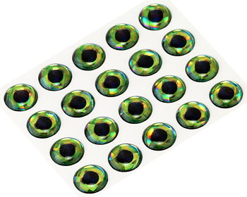 3D Epoxy Fish Eyes Holo Dorado