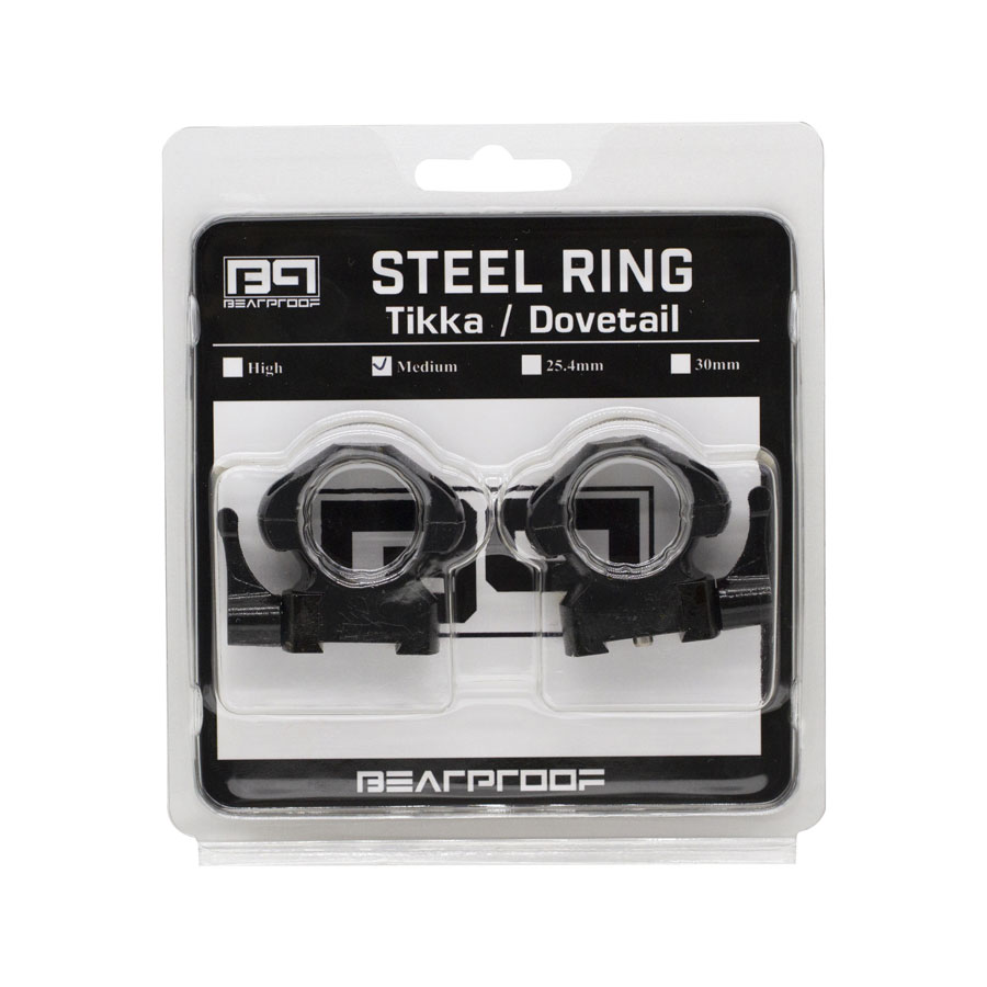 Bearproof TIKKA QR Steel Ring 30mm - 5