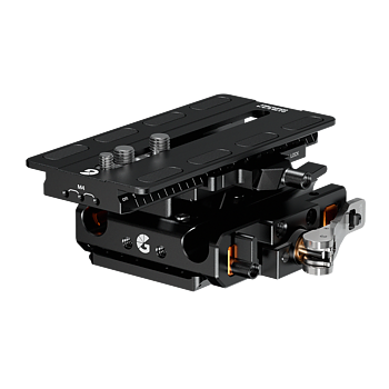 Bright Tangerine LeftField 3 QR Baseplate for RED KOMODO/KOMODO-X (DJI RS 4 & RS 3)