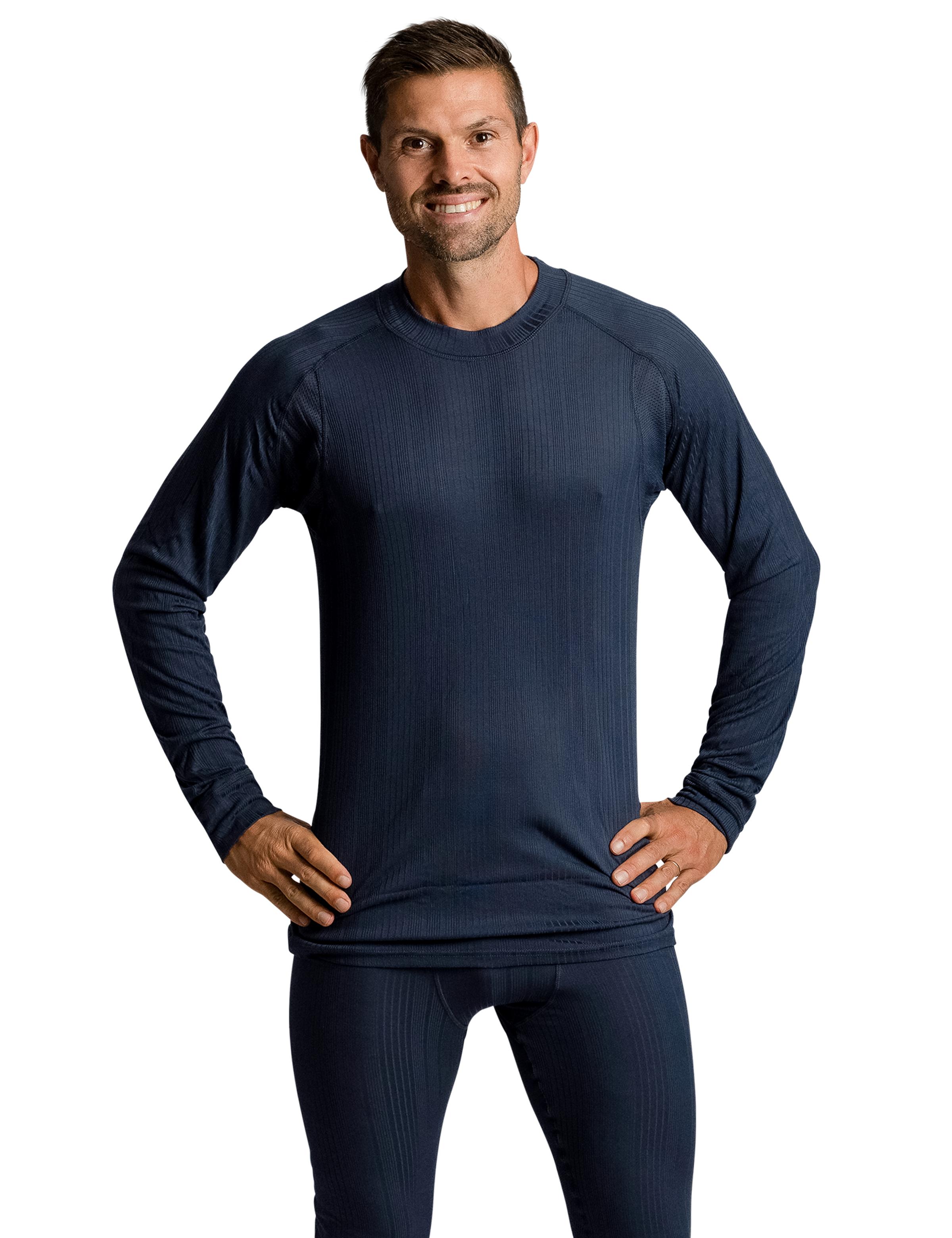 Men's bamboo/Coolmax® underwear - steel blue