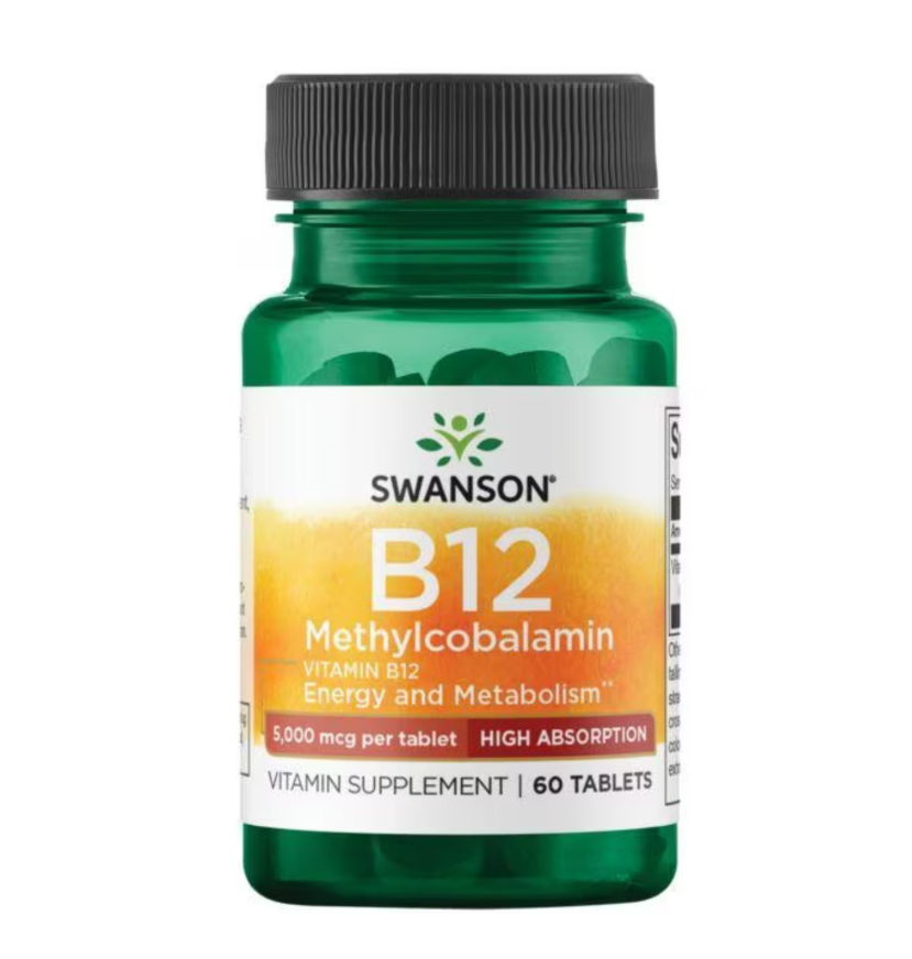 B12 Methylcobalamin 5000mcg 60t - Swanson