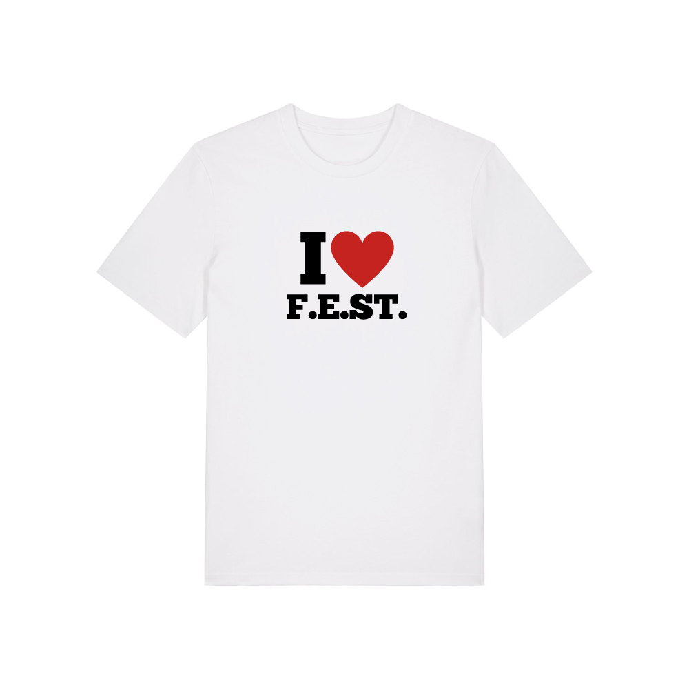I Love FEST T-shirt White - 2