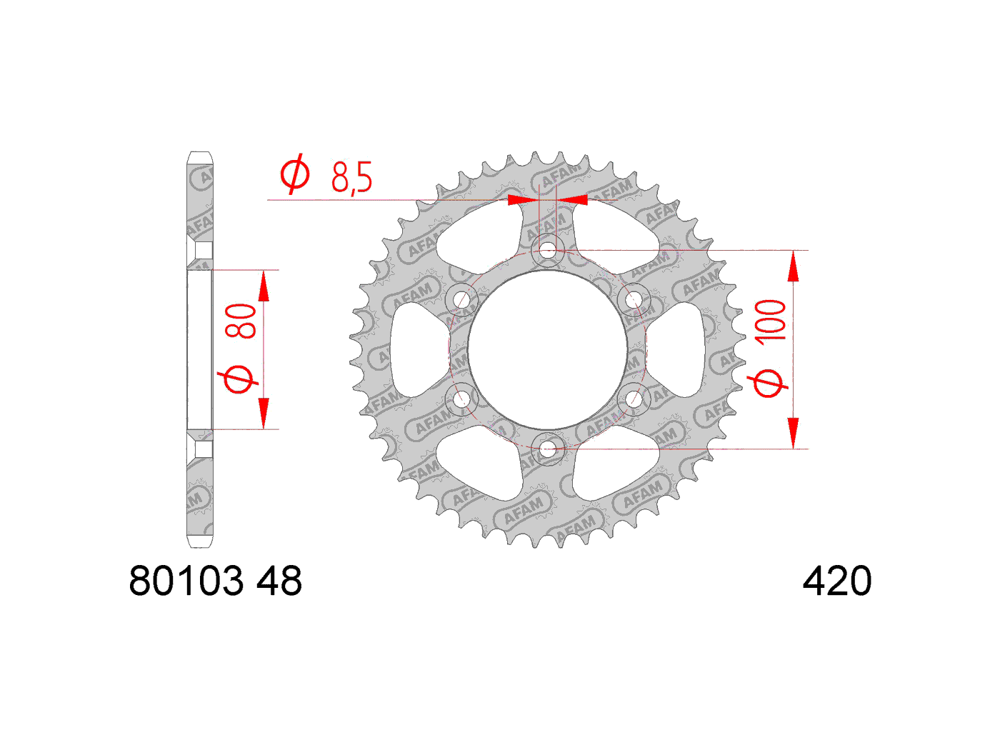 Hinteres Kettenrad Esjot - RR /Spike - 2