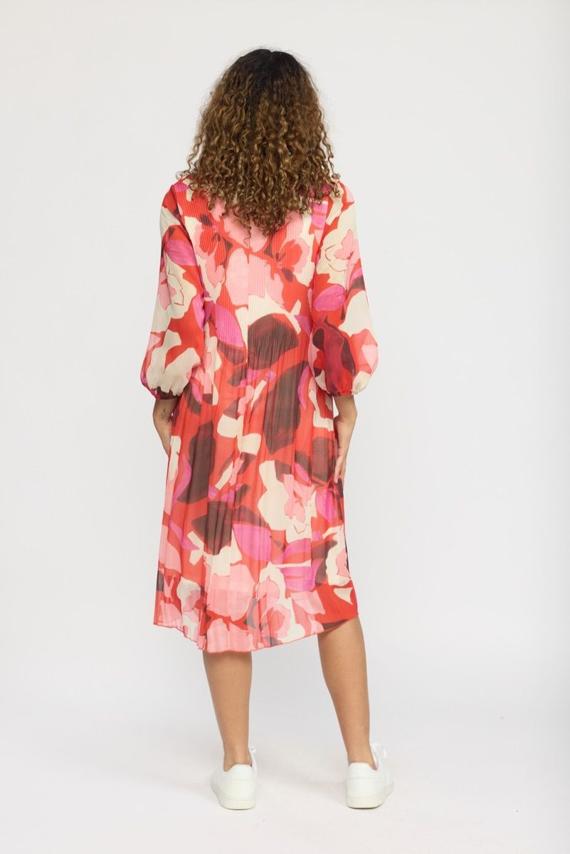 Dieppe Dress - Pink Flower - 2-Biz - 4