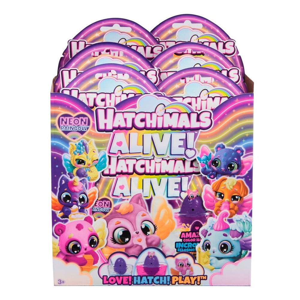 Hatchimals Alive Neon Rainbow, 1-Pack - 4